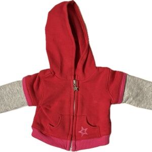 My American Girl Layered Berry Doll Hoodie 2009 Retired